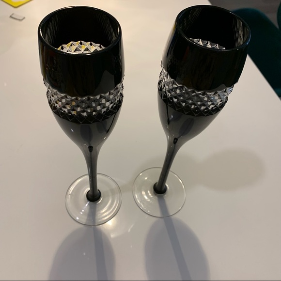 Set of 2- Waterford Crystal Champagne glasses - Picture 8 of 8